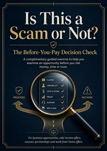 Cover of Is This a Scam or Not? The Before-You-Pay Decision Check